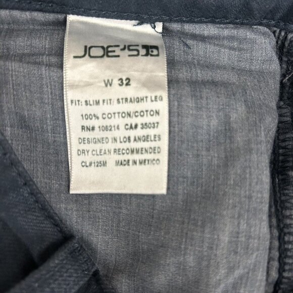 Joe’s Jeans Men’s Slim Straight Fit Distressed Fading Chino Jean Pants Sz 32X34 - Picture 8 of 9